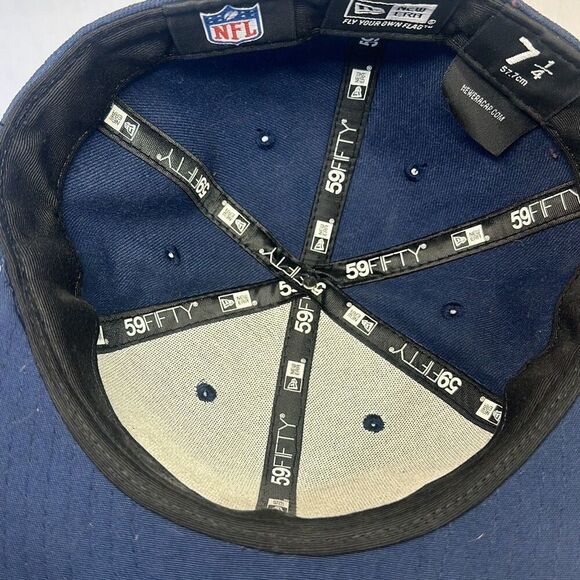 NFL Seattle Seahawks Fitted Hat 7 1/4 New Era 59Fifty - Picture 7 of 9